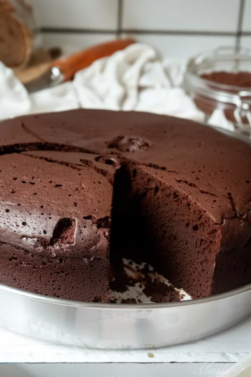 elaboración Bizcocho de chocolate: receta sin gluten