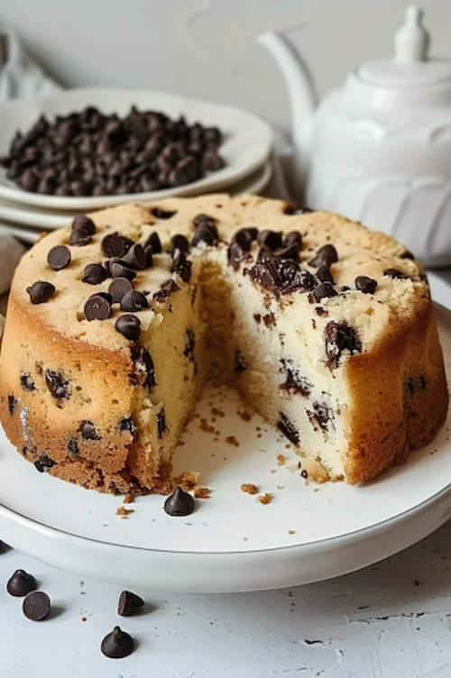 elaboración Bizcocho de yogur con pepitas de chocolate