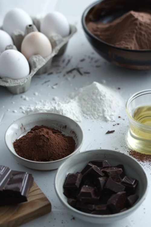 ingredientes Bizcocho de chocolate: receta para microondas