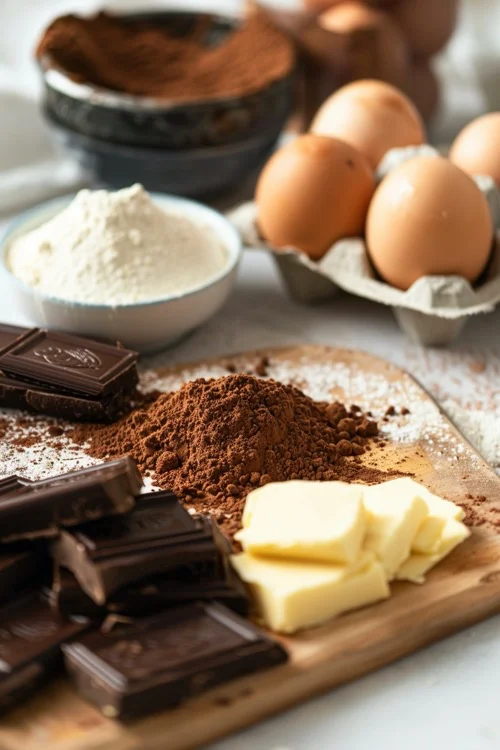 ingredientes bizcocho de chocolate sin horno